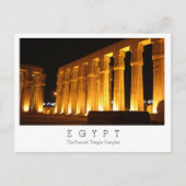 Postale Complexe du temple de Karnak, Egypte, Carte postal (Devant)