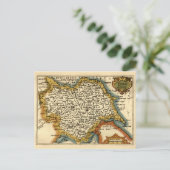 Postale Comté du Yorkshire Angleterre Ancienne Carte Atlas (Debout devant)