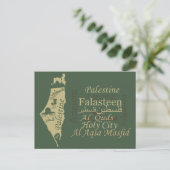 Postale Conception de carte de la Palestine illustration a (Debout devant)