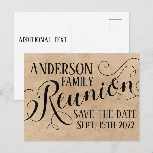 Postale Conception de la carte (Devant / Derrière)