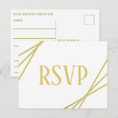 Postale Conception Moyenne - RSVP/Diner Choix Carte Postal (Devant / Derrière)