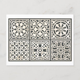 Postale Conception vintage pour Carreaux Mosaic Carte post
