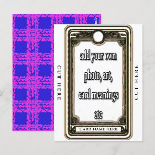 Postale Concevez Votre Propre Carte de Tarot