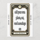 Postale Concevoir La Carte Hermit Tarot (Devant)