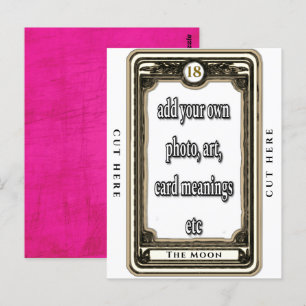 Postale Concevoir La Carte Moon Tarot