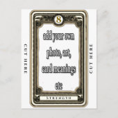 Postale Concevoir La Carte Tarot Force (Devant)