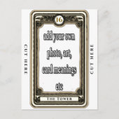 Postale Concevoir La Carte Tower Tarot (Devant)