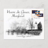 CONCORD POINT LIGHTHOUSE - MARYLAND - CARTE POSTAL