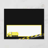 Postale Construction d'une carte de lieu écrite (Devant)