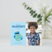 Postale Cookie Monster "Sois à moi" Carte de la Saint-Vale (Debout devant)