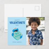 Postale Cookie Monster "Sois à moi" Carte de la Saint-Vale (Devant / Derrière)