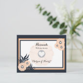 Postale Cool Nectar Maid of Honor Demander une carte posta (Debout devant)
