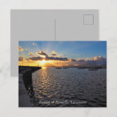 Postale Coucher de soleil à Arrecife, Lanzarote, Carte pos (Devant / Derrière)