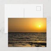 Postale Coucher de soleil à Paphos, Chypre (2485) Carte po (Devant / Derrière)