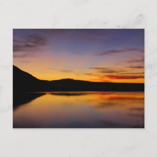 Postale Coucher de soleil dans le Wyoming carte photo occi