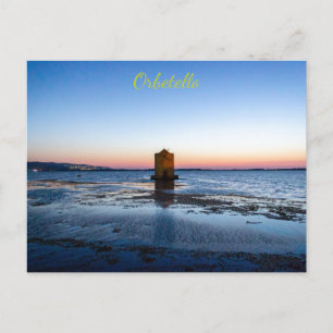 Postale Coucher de soleil magnifique à Orbetello, carte po