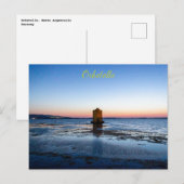 Postale Coucher de soleil magnifique à Orbetello, carte po (Devant / Derrière)