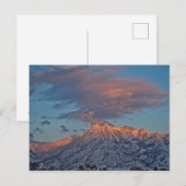 Postale Coucher de soleil sur la gamme Wasatch - Carte pos (Devant / Derrière)