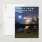 Postale Coucher de soleil sur le canal Floride Carte posta (Devant / Derrière)