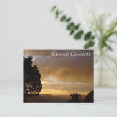 Postale Coucher de soleil sur le Grand Canyon, AZ - carte (Debout devant)