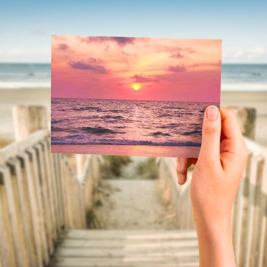 Postale Coucher de soleil tropical Naples, Floride Carte p