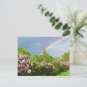 Postale couleurs dans la carte nature (Debout devant)