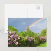 Postale couleurs dans la carte nature (Devant / Derrière)