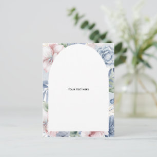 Postale Créez votre propre carte de remerciement florale p