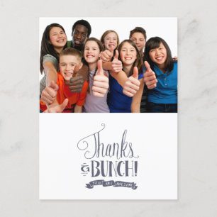 Postale Créez votre propre carte de remerciements Merci à