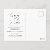 Postale croissant céleste lune changer la date carte posta (Dos)