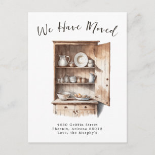 Postale Cuisine de Campagne Carte de Remerciement pour D