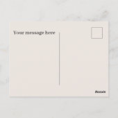 Postale Cute Ferme bienvenue ajouter message invité Carte  (Dos)