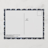 Postale Cute Rabbit Bunny Cute Dedham Delft Tile Carte pos (Dos)