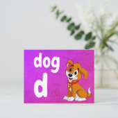 Postale d - carte flash pour chien (Debout devant)