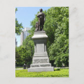Postale Daniel Webster Statue Central Park NY Carte postal (Devant)