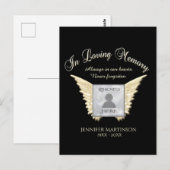 Postale Dans le Carte photo de mémoire Love (Devant / Derrière)