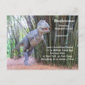 Postale Daspletosaur - Dinosaure - Carte d'apprentissage (Dos)