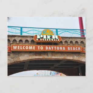 Postale Daytona Beach Main Pier Boardwalk Bridge Carte pos