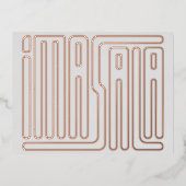 Postale De Vacances En Aluminium Carte cadeau Imasala (Recto)