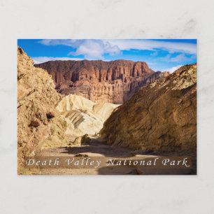 Postale Death Valley Red Cathedral Golden Canyon Carte pos