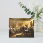 Postale Déclaration d'indépendance par Trumbull Carte post (Debout devant)