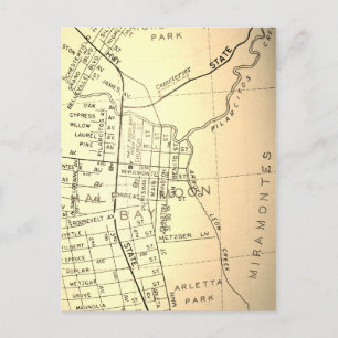 Postale Demi-Moon Bay, CA Carte Vintage