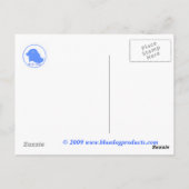 Postale Démocrates du chien bleu faites du bruit ! Carte p (Dos)