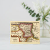 Postale Derbyshire (Darbyshire) Comté Angleterre Carte ant (Debout devant)