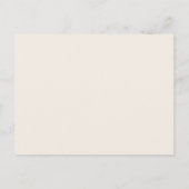 Postale Désert simple | Carte de remerciements de cannelle (Dos)