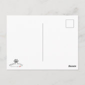 Postale Désolé pour la perte de votre carte de chat (Dos)