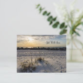Postale Destin Floride Jetée Coucher de soleil Carte de vœ (Debout devant)