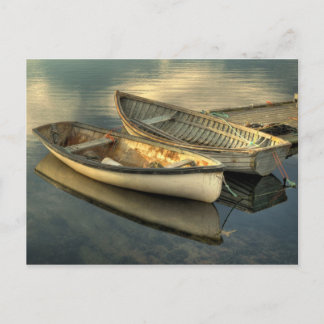 Postale Deux petits bateaux en crique de Peggy - carte