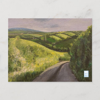 Postale Devon Campagne Exeter England Painting Carte posta