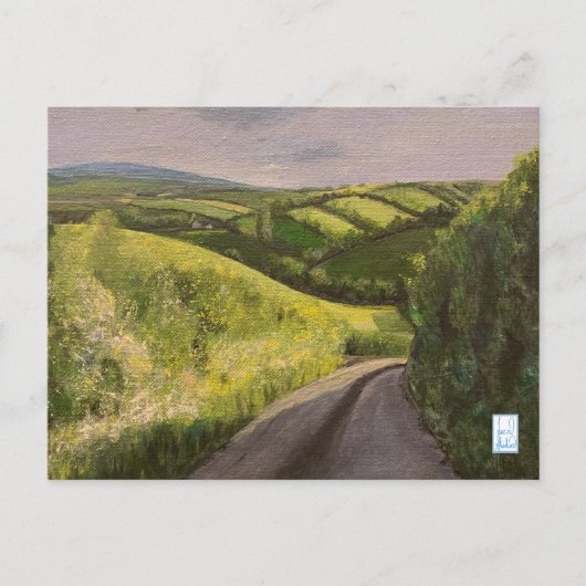 Postale Devon Campagne Exeter England Painting Carte posta (Devant)